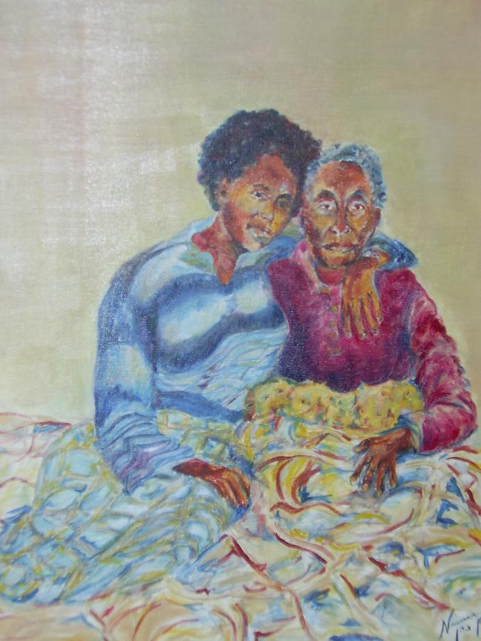 My Dear Grandma Painting by Esther Newman-Cohen