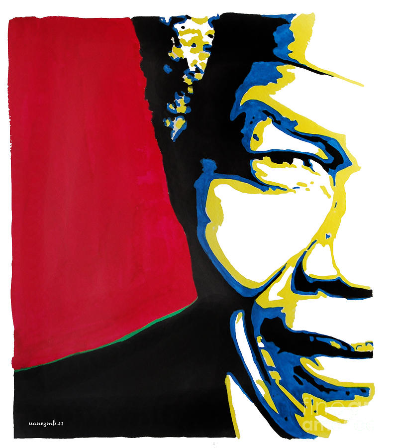 My Dear Nelson Mandela Painting By Nancy Mergybrower | Fine Art America