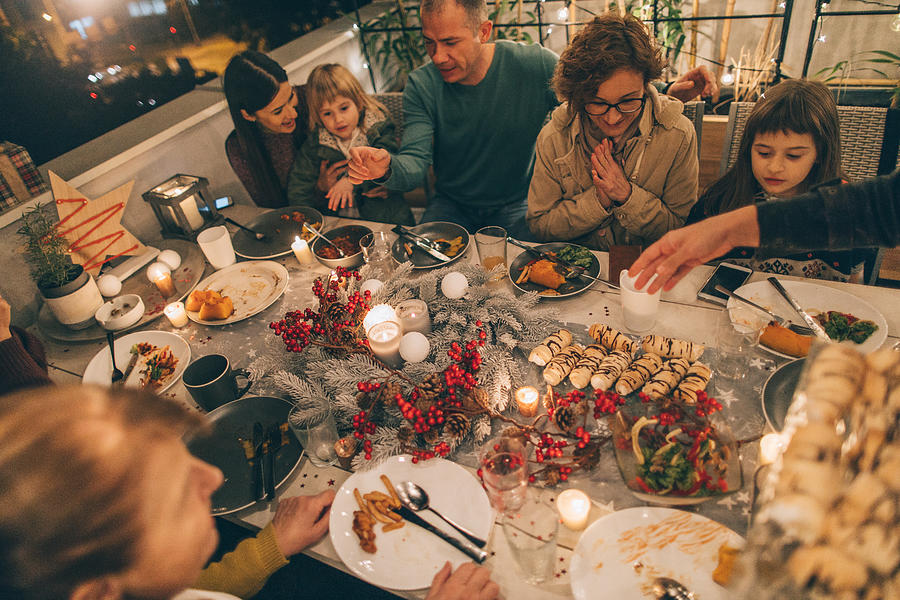 My family at Thanksgiving dinner Photograph by AleksandarNakic