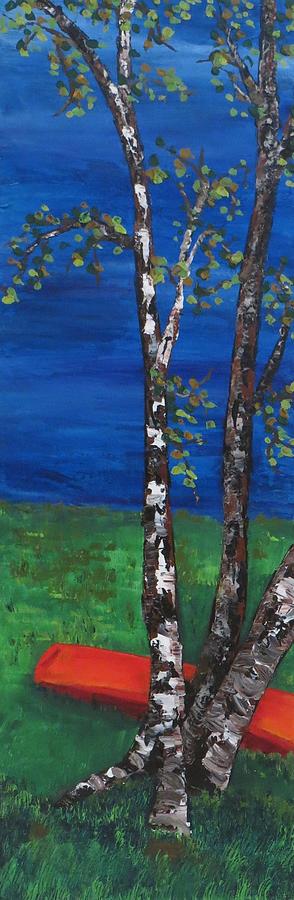 Impressionism Painting - My Favorite Canoe by Wanda Pepin