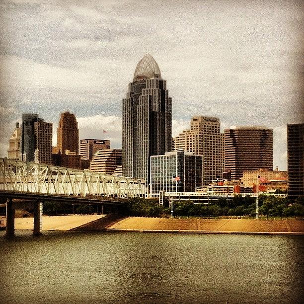 Cincinnati Photograph - My Favorite View #cincinnati by Kristi Betz