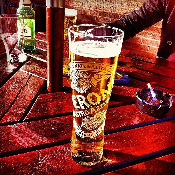 Summer Photograph - My Favourite #peroni by Alex George