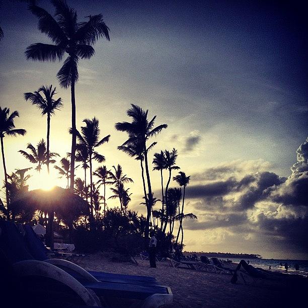 Sunset Photograph - My First Dominican #sunset by Mini Montoya