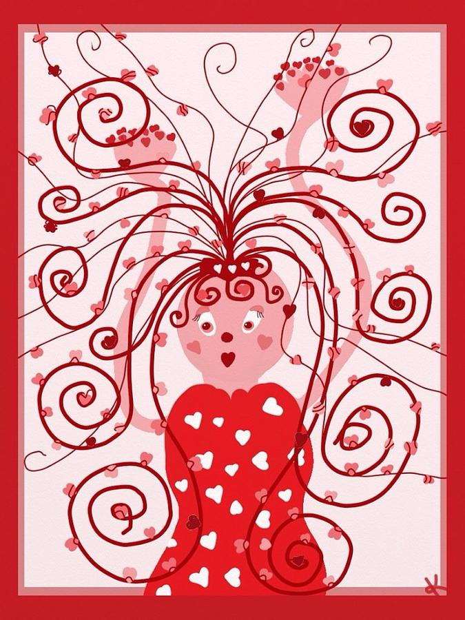 My Funny Valentine Digital Art by Kathleen Mosher - Fine Art America