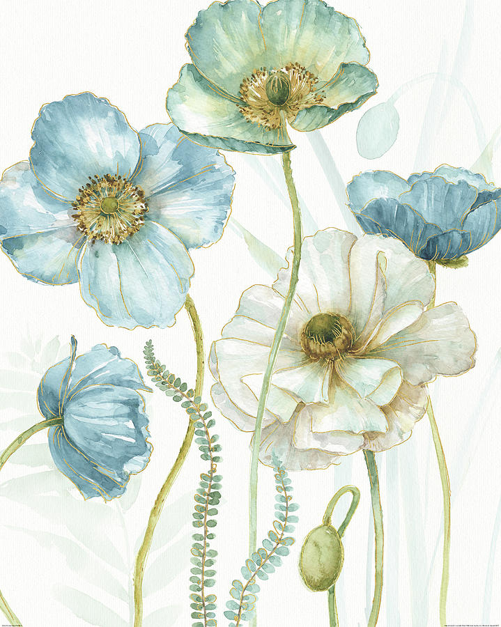 Flower Painting - My Greenhouse Flowers Vi by Lisa Audit