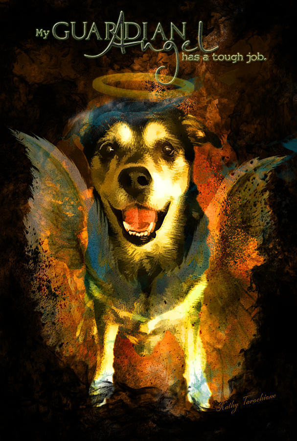 My Guardian Angel - Hollister Digital Art by Kathy Tarochione