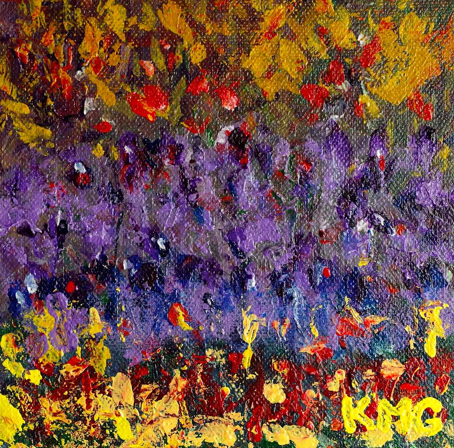 Abstract Painting - My Happy Place by Kim Grantier