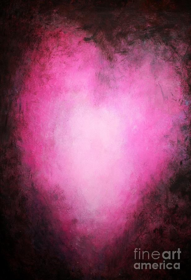 Abstract Painting - My Heart Beats For You by Michael Grubb