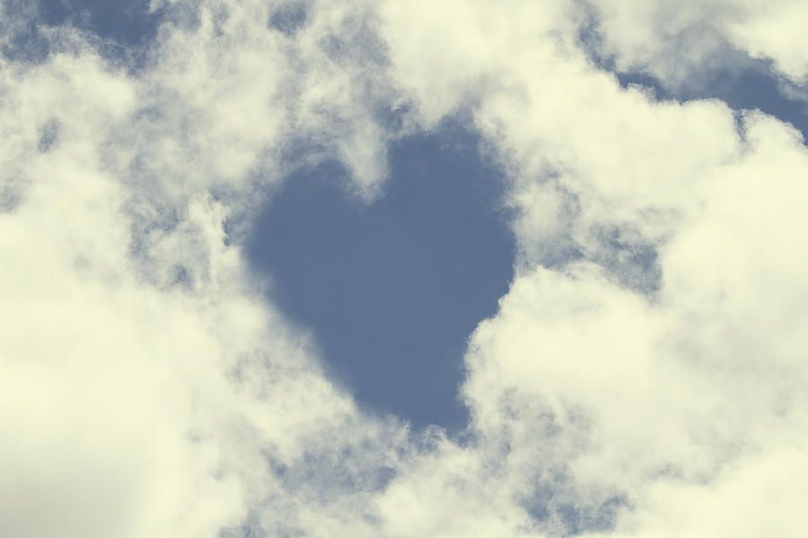 My Heart is in the Clouds Photograph by Peggy Collins