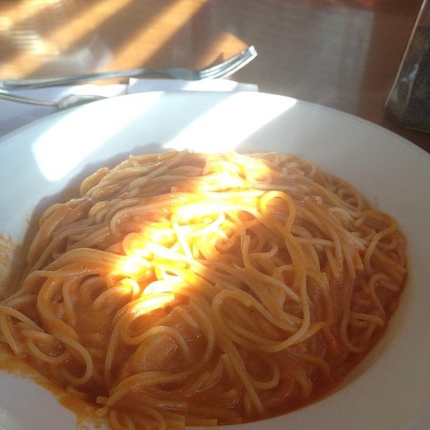 Pasta Photograph - My Heavenly Pasta #pasta #spaghetti by Rachel Korsen
