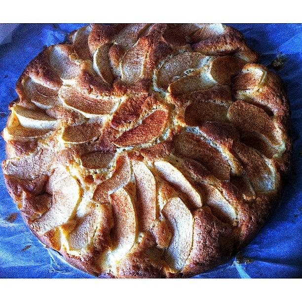 My Homemade Sunday Cake With Apples Photograph by Leni Papilio