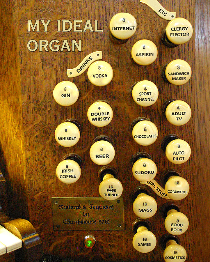 Music Photograph - My Ideal Organ by Jenny Setchell