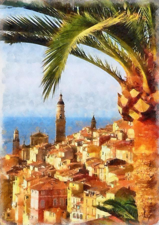 Menton Painting - My kind of place by Patrick OHare