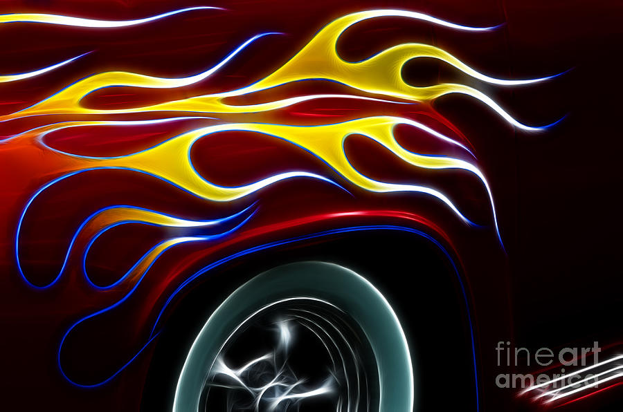 Car Photograph - My Latest Flame by Bob Christopher