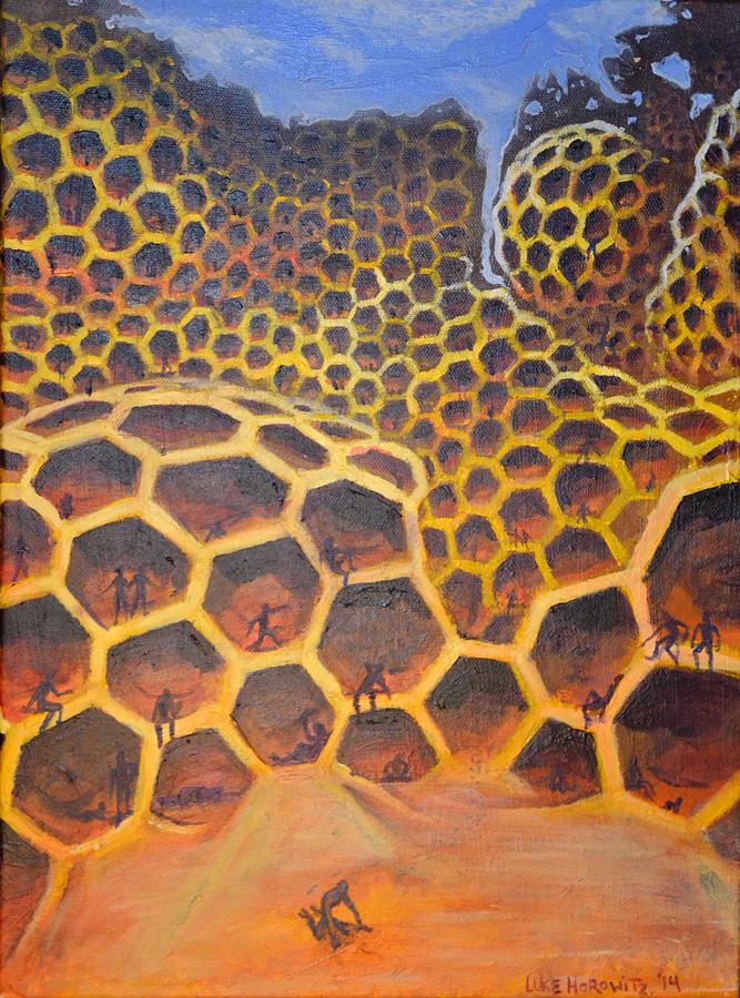 Surrealism Painting - My Life for the Hive by Luke Horowitz