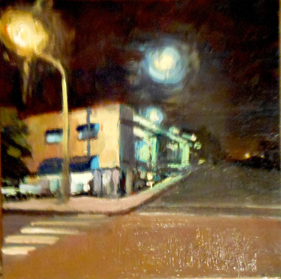 My Lights Brighter Than Yours Painting by Kathleen Strukoff