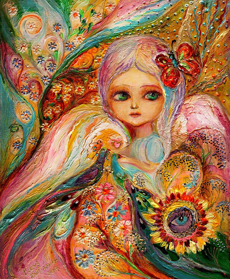 My little fairy Estelle Painting by Elena Kotliarker