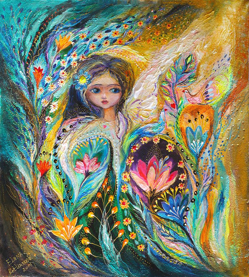 My little fairy Hannah Painting by Elena Kotliarker