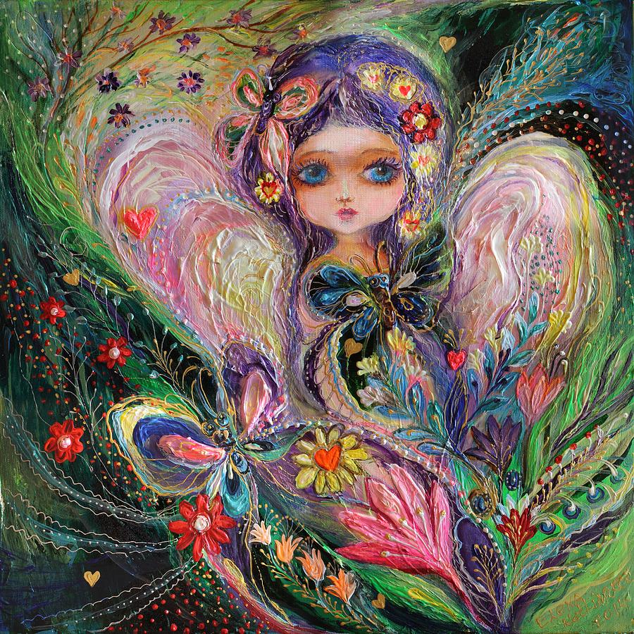 My little fairy Jemima Painting by Elena Kotliarker