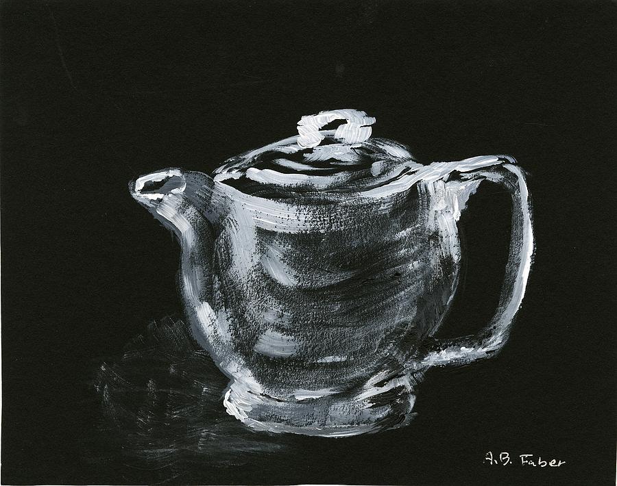 Teapot Painting - My Little Teapot by Alice Faber
