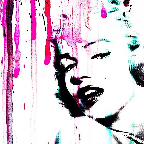 Abstract Photograph - My Love Of Mm... #marilynmonroe #modern by Mr Jeremy