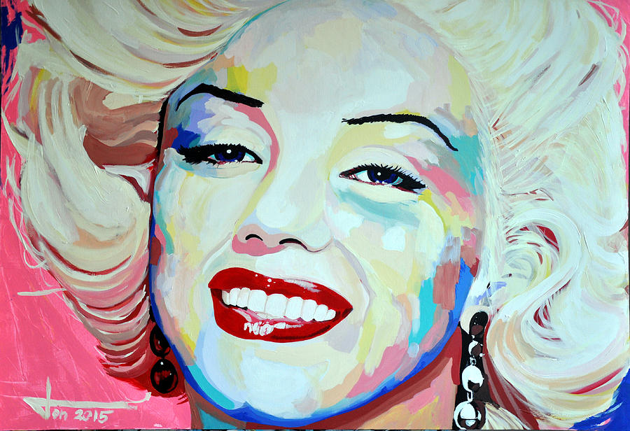 My Marilyn Painting by Ton Peelen - Fine Art America