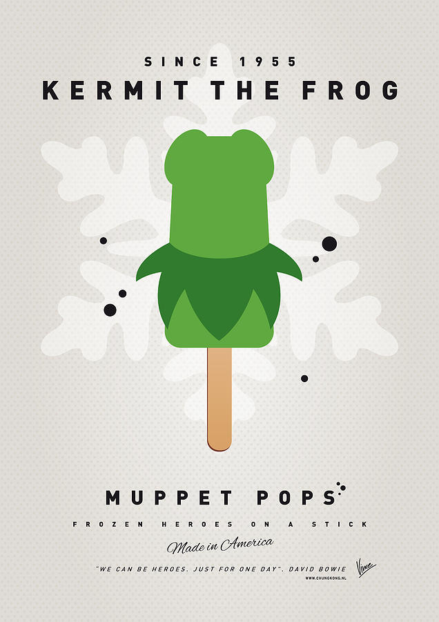 My MUPPET ICE POP - Kermit Digital Art by Chungkong Art