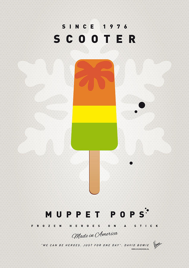 My MUPPET ICE POP - Scooter Digital Art by Chungkong Art
