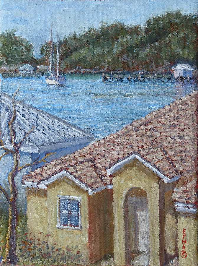 Marsh Harbour Martini Painting by Ritchie Eyma
