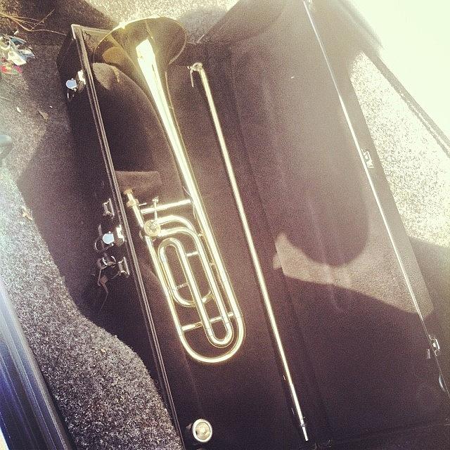 Geek Photograph - My New Baby! #bandgeek #geek #love by Amy Pitts
