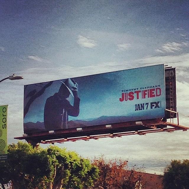 Fx Photograph - My New Poster For #fx #justified Thanks by Kurt Iswarienko