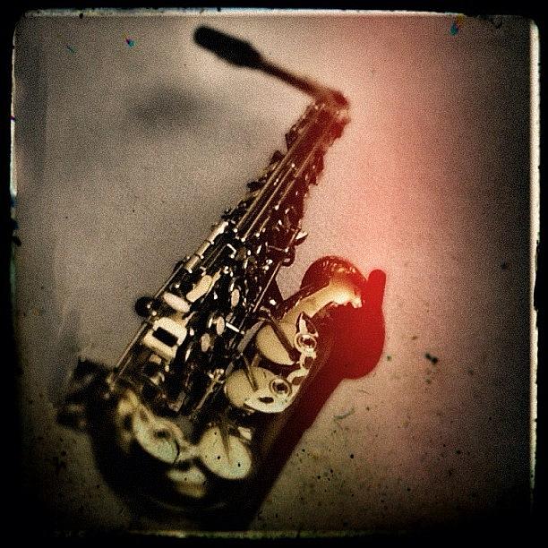 Music Photograph - My New #saxophone. #igers #instago by Rafael Kinzig