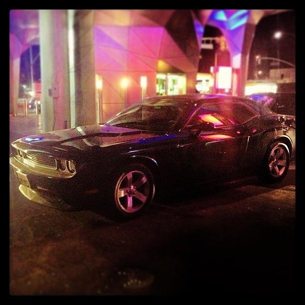 Dodge Photograph - My New #whip #dodge #challenger #black by Thewinery Wine