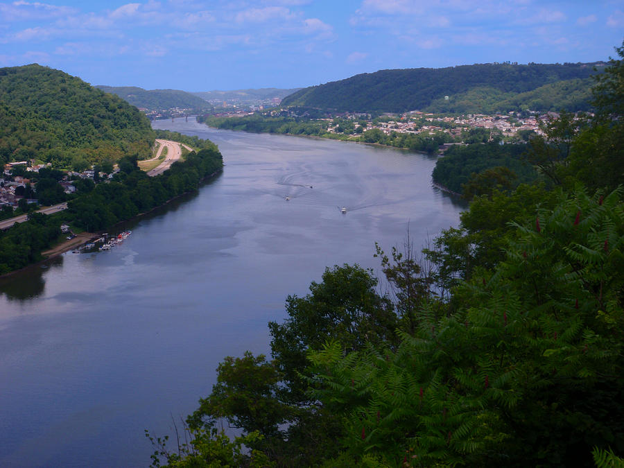 Ohio River From WV Photograph by Will Burlingham