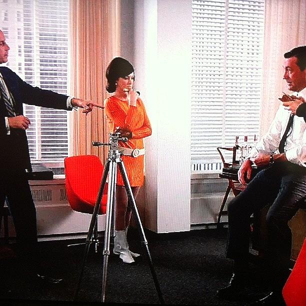 Vintage Photograph - My Old School #tripod Is On #madmen by Cooper Naitove