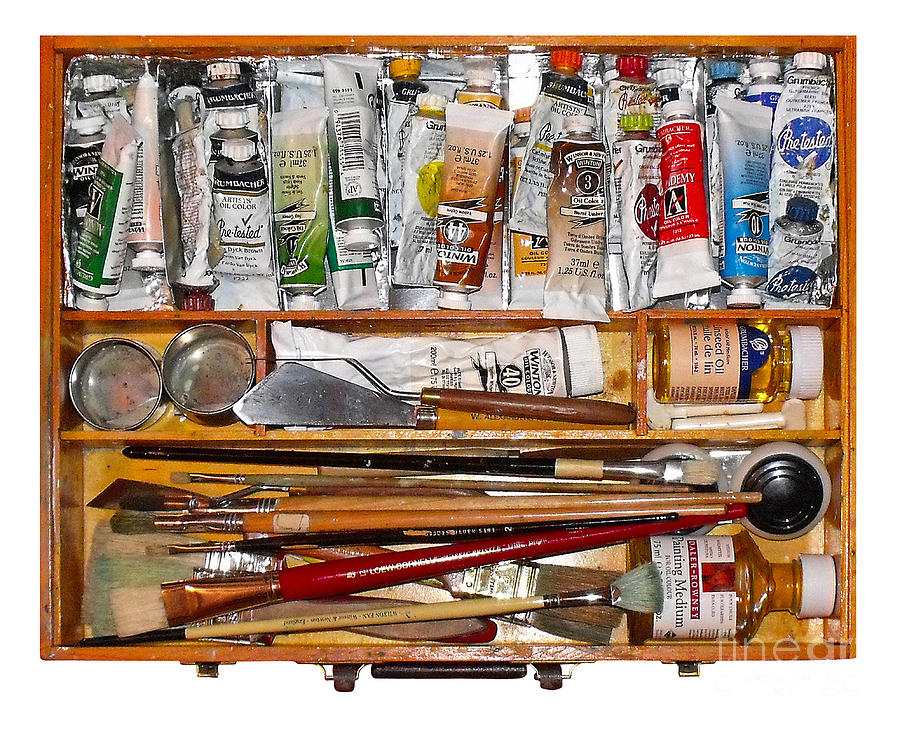 My Paint Box Photograph by Val Miller