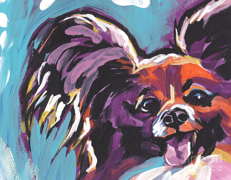 Dog Painting - My Pappy by Lea S