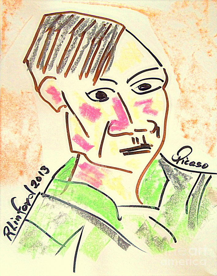 Picasso Painting - Picasso by Richard W Linford