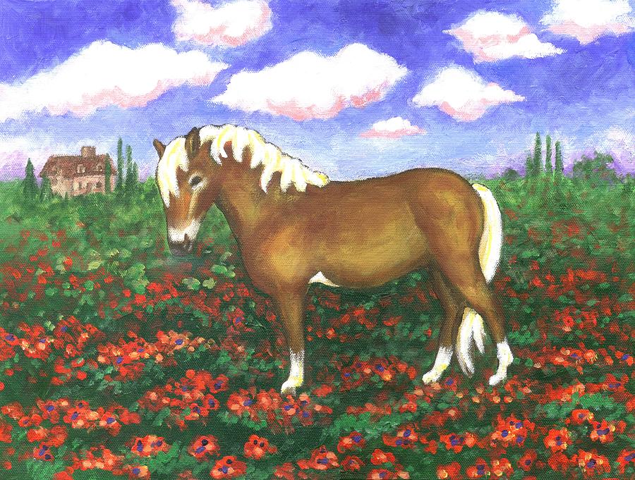 Horse Painting - My Pony by Linda Mears