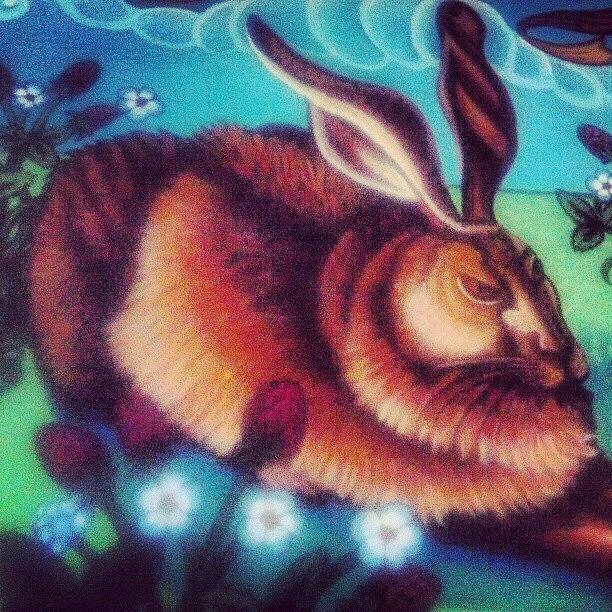 My Rabbit Painting Inspired By Photograph by Genevieve Esson