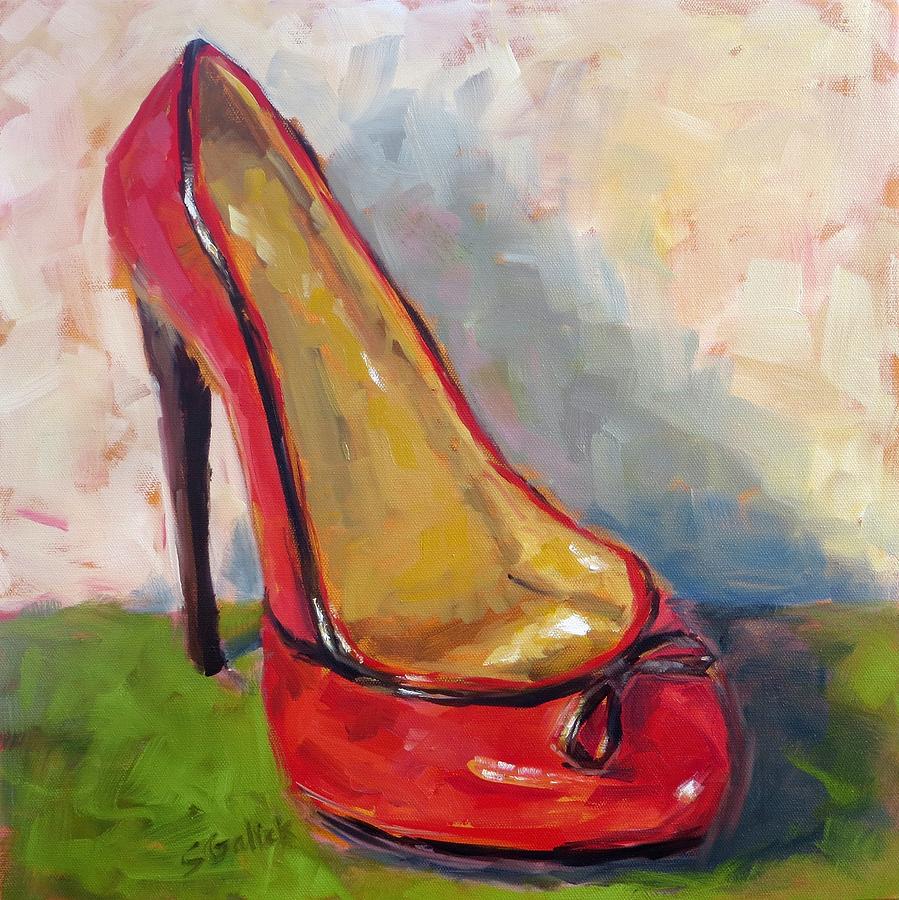 painting of a shoe