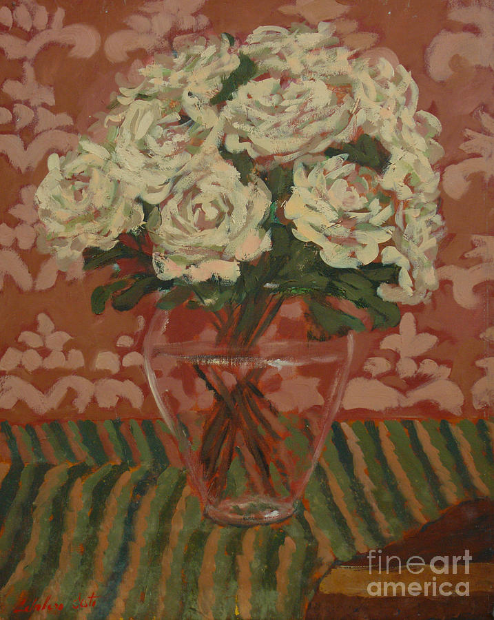 My roses Painting by Monica Elena