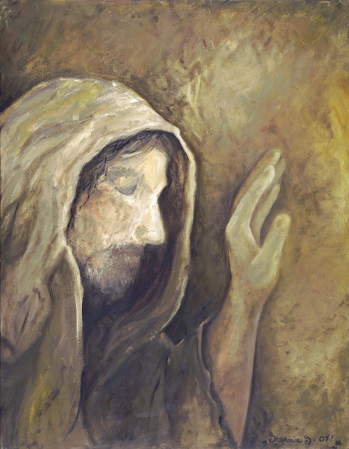 My Savior - My God Painting by Stephanie Broker