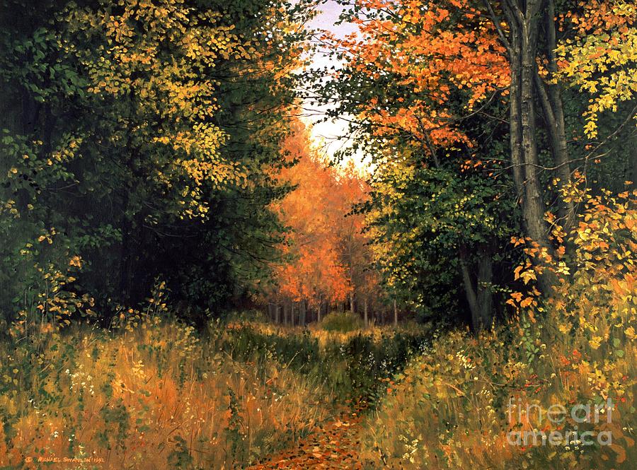 My Secret Autumn Place Painting by Michael Swanson