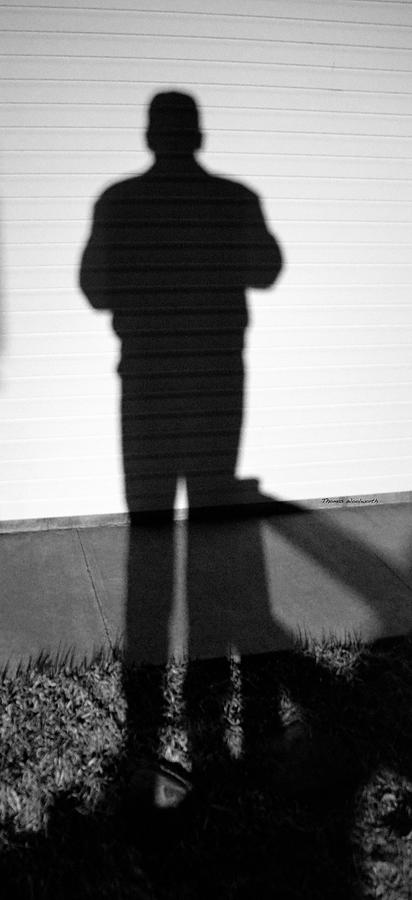 My Shadow Self Portrait Photograph by Thomas Woolworth
