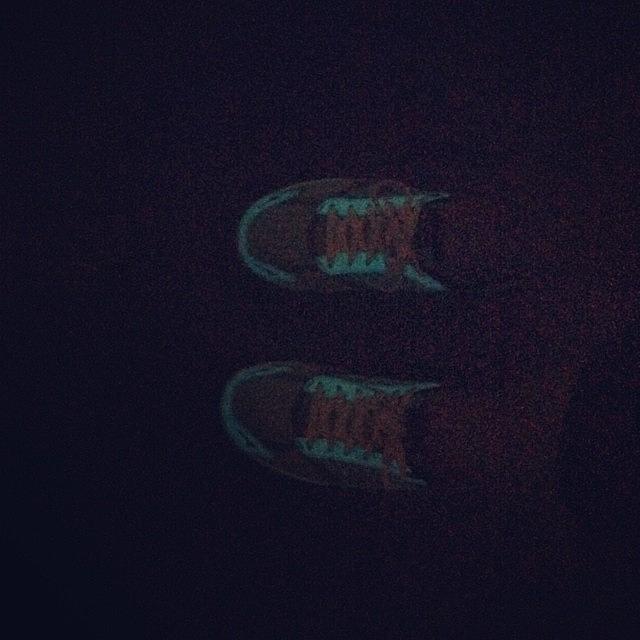 My Shoes Like To Glow In The Dark Photograph by Aliya Zin