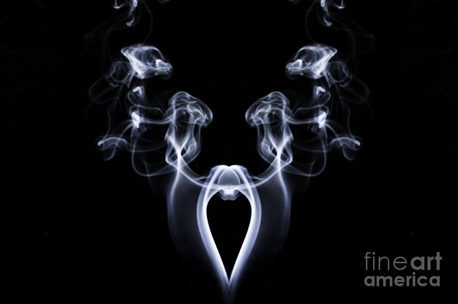My Smoking Heart Photograph by Steve Purnell