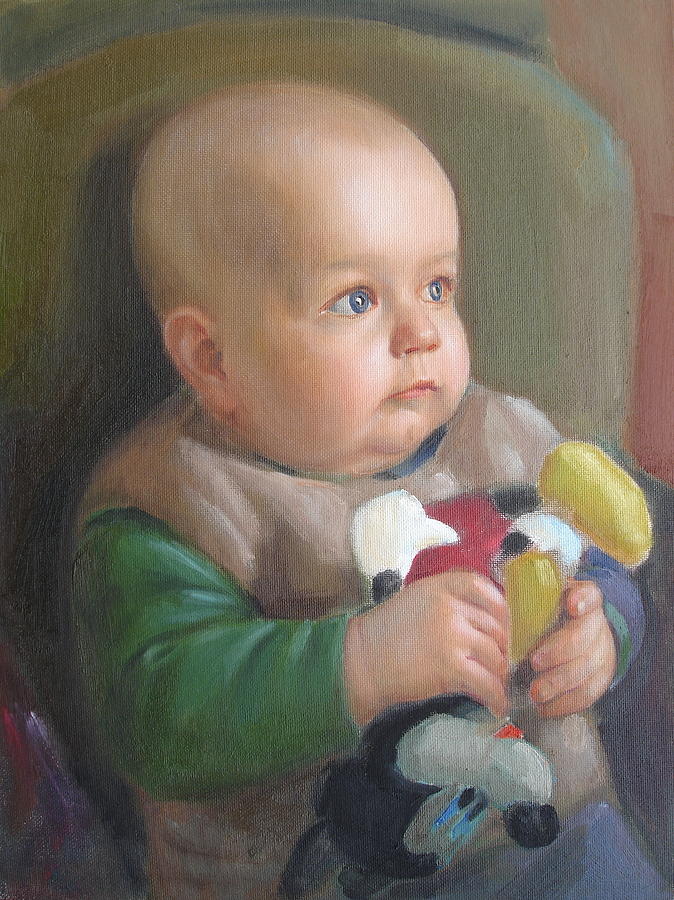 My son Painting by Svitozar Nenyuk