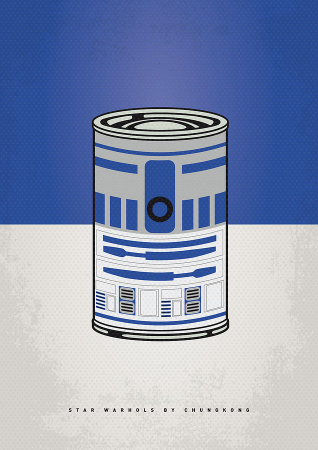 My Star Warhols R2d2 Minimal Can Poster Digital Art by Chungkong Art