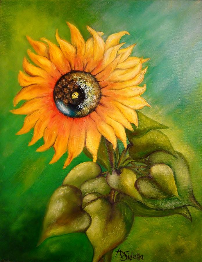 My Sunshine Painting by Annamarie Sidella-Felts